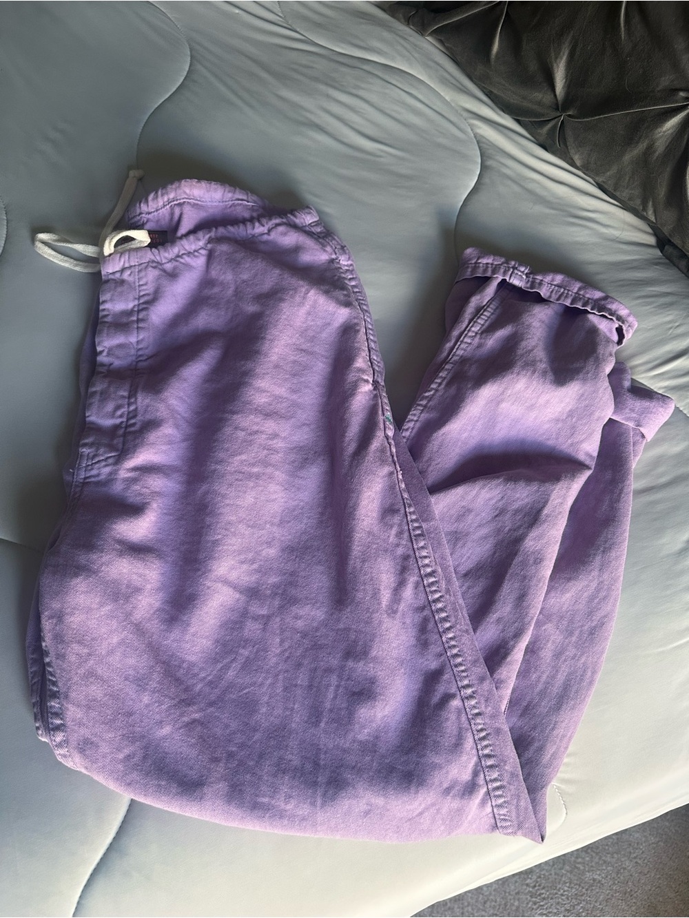 imogene + willie Lavender Wide-Leg Drawstring Pants - Picture 6 of 7